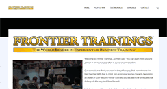 Desktop Screenshot of frontiertrainings.com