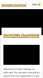 Mobile Screenshot of frontiertrainings.com